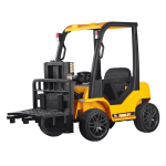 Elektrický vysokozdvižný vozík Forklift žlto-čierne